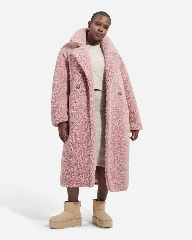 Ugg Women's Gertrude Long Teddy Coat