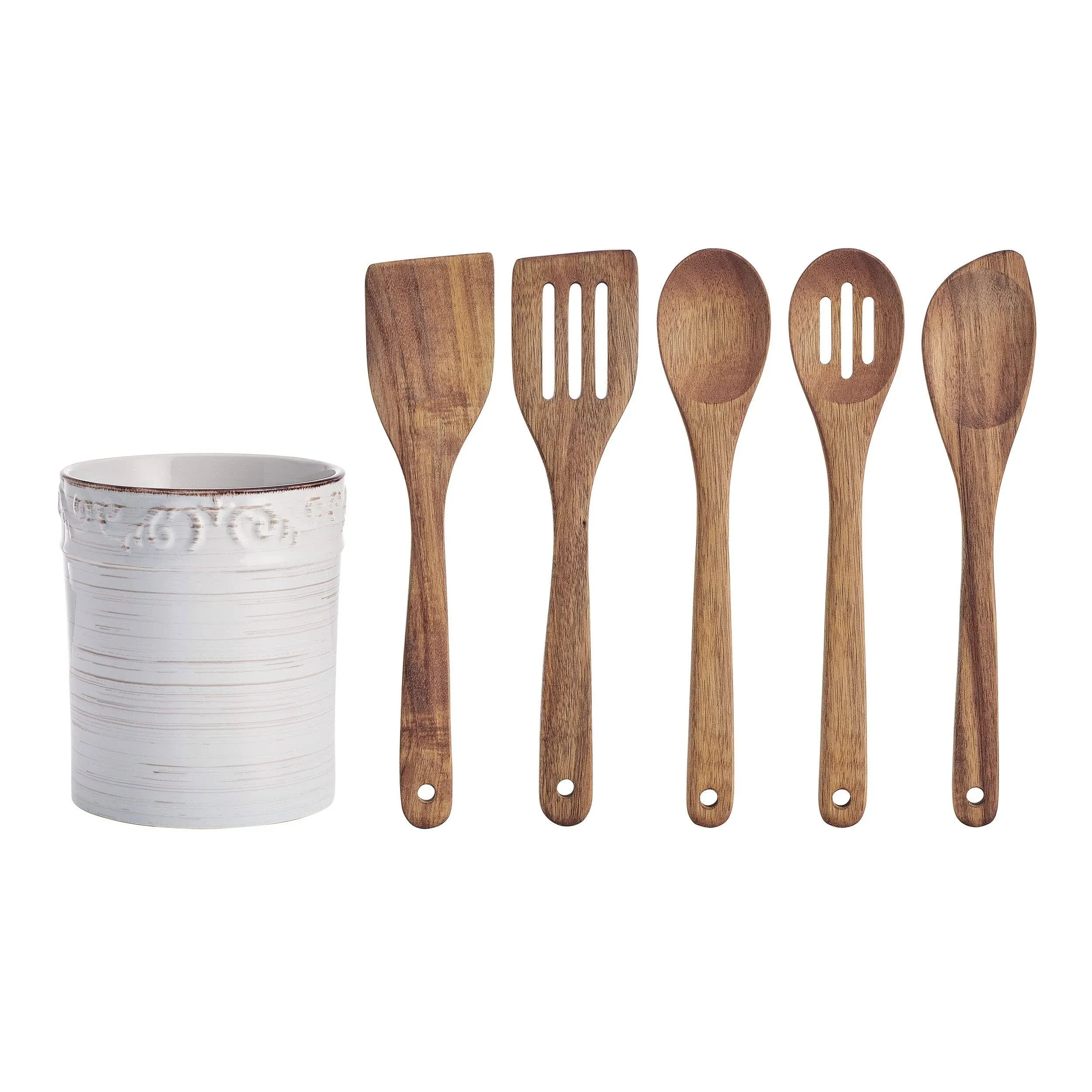 Pfaltzgraff Trellis Utensil Crock