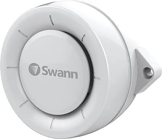 Swann Indoor Wireless Siren. Combine with Wi-Fi Alert Sensors to Deter