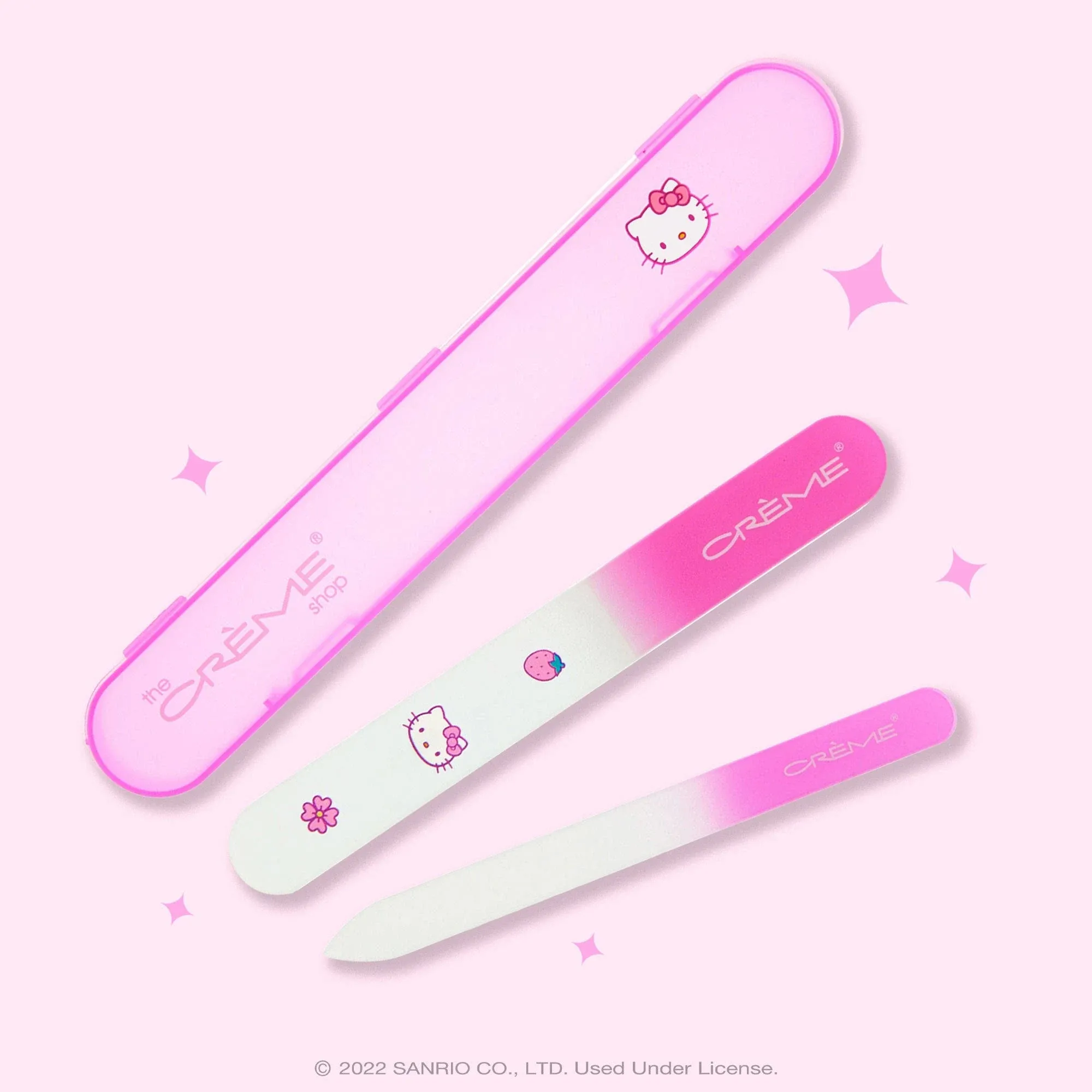 The Crme Shop x Hello Kitty Premium Glass Nail File Set (Pink)