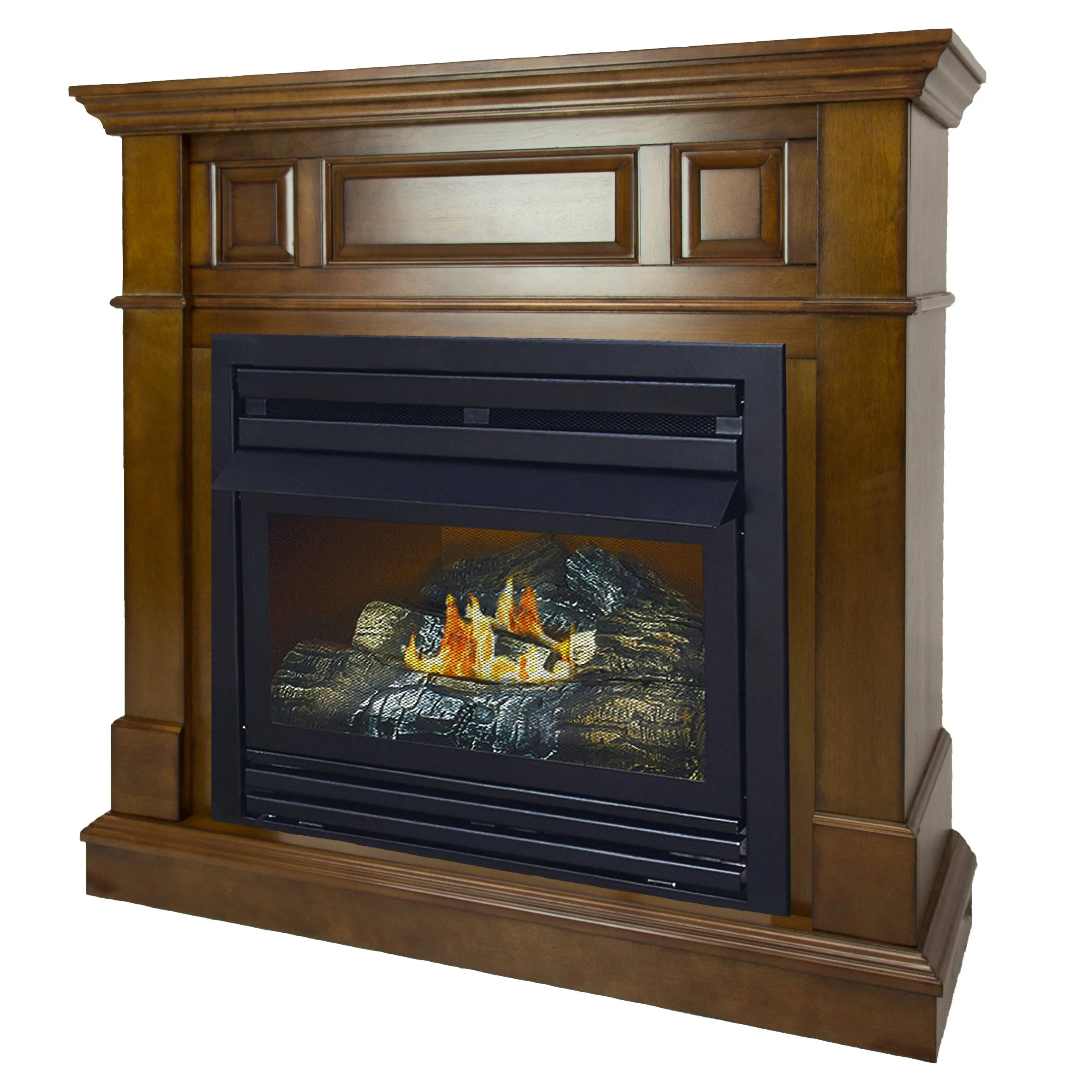 Pleasant Hearth Vent-Free Fireplace 27,500 BTU, 42inch, Natural Gas, Heritage