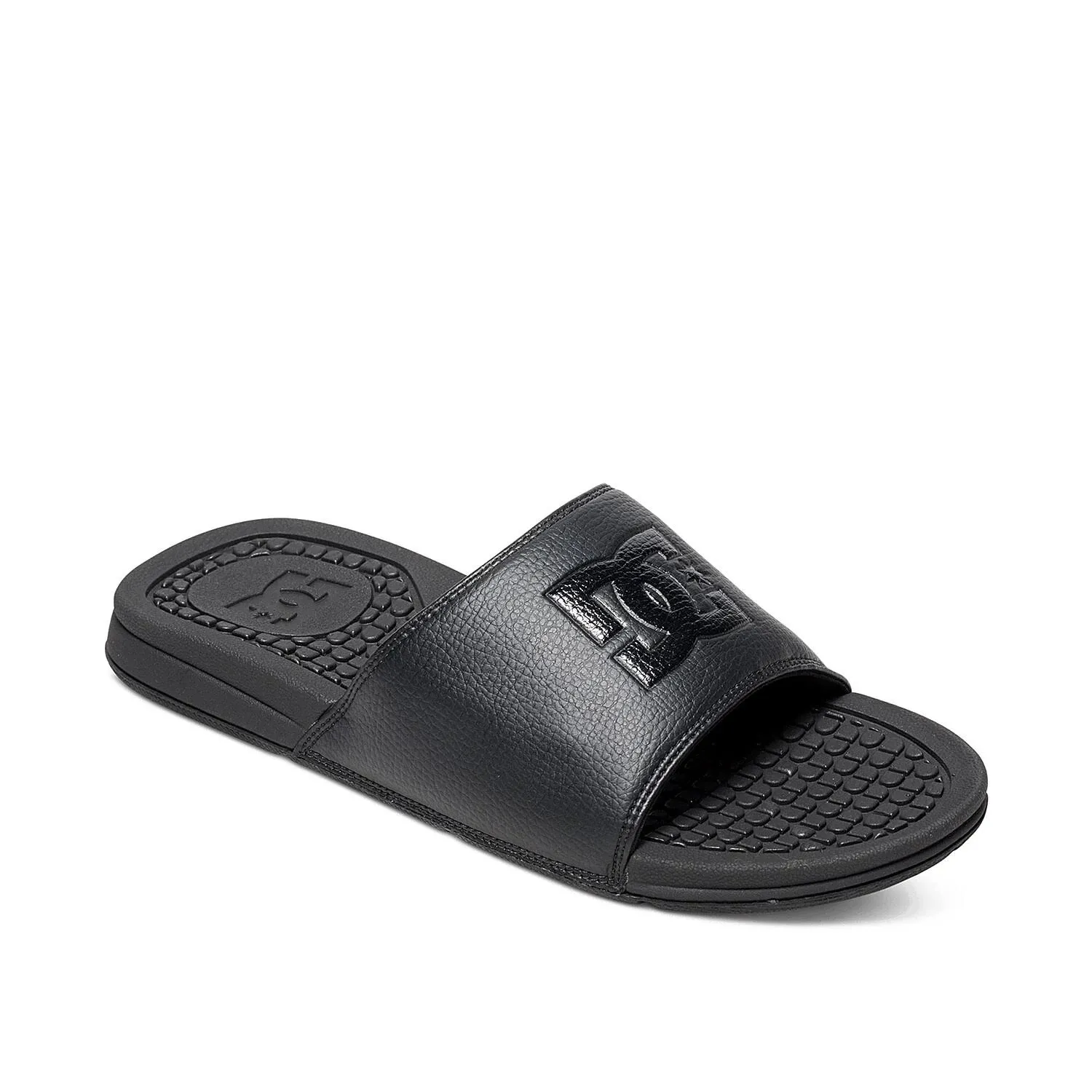 DC mens Bolsa Slide Sandal Flip Flop