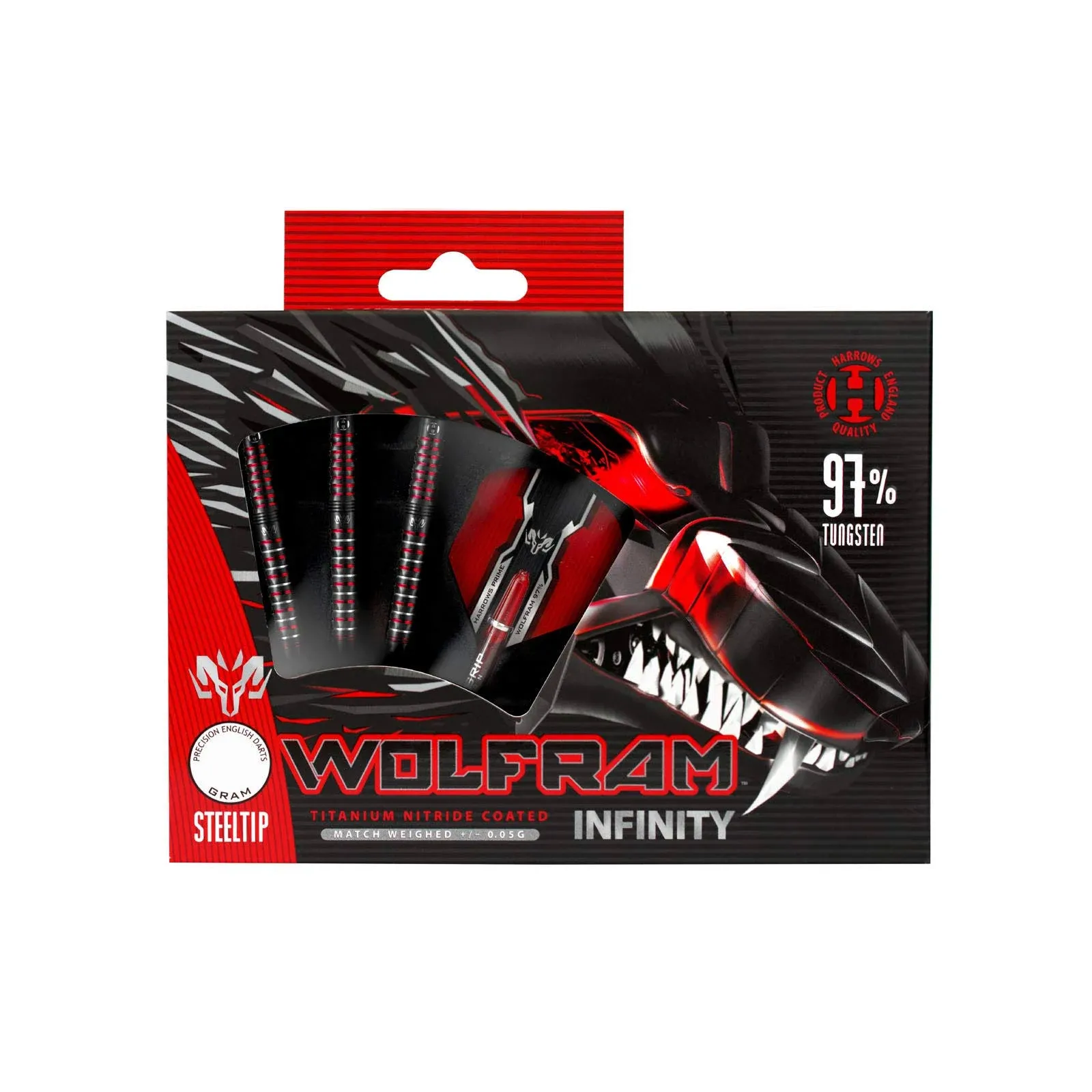 Harrows Wolfram Infinity 97% Tungsten Steel Tip Darts