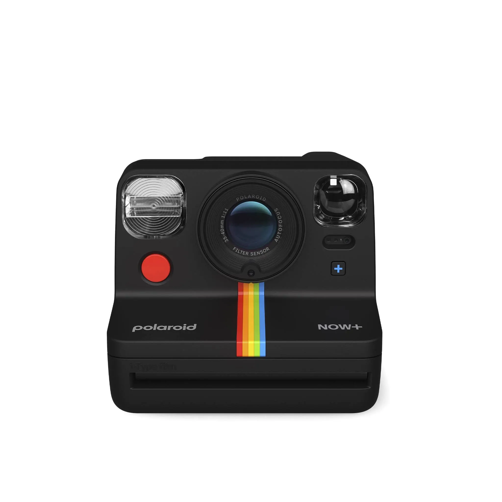 Polaroid Now+ White (9062) - Bluetooth Connected I-Type Instant Film Camera with Bonus Lens Filter Set