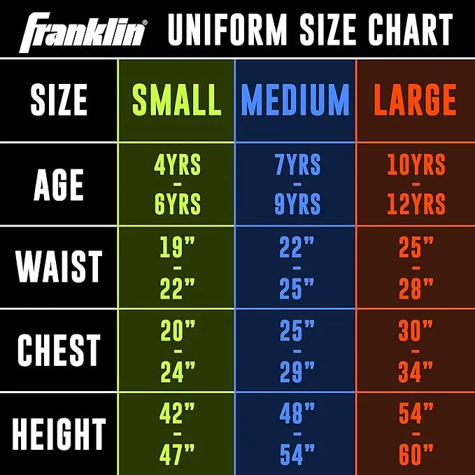 Franklin Sports NFL Youth Football Uniform Set for Boys & Girls - Includes Helmet, Jersey & Pants with Chinstrap + Numbers