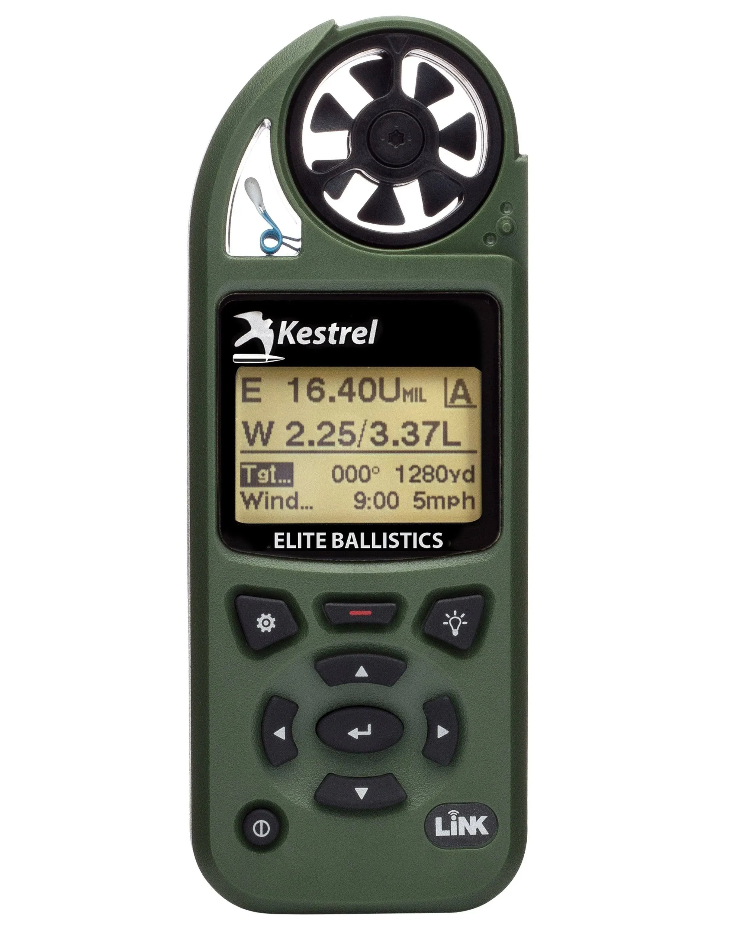 Kestrel Elite Weather Meter w/ Applied Ballistics & LiNK Olive Drab