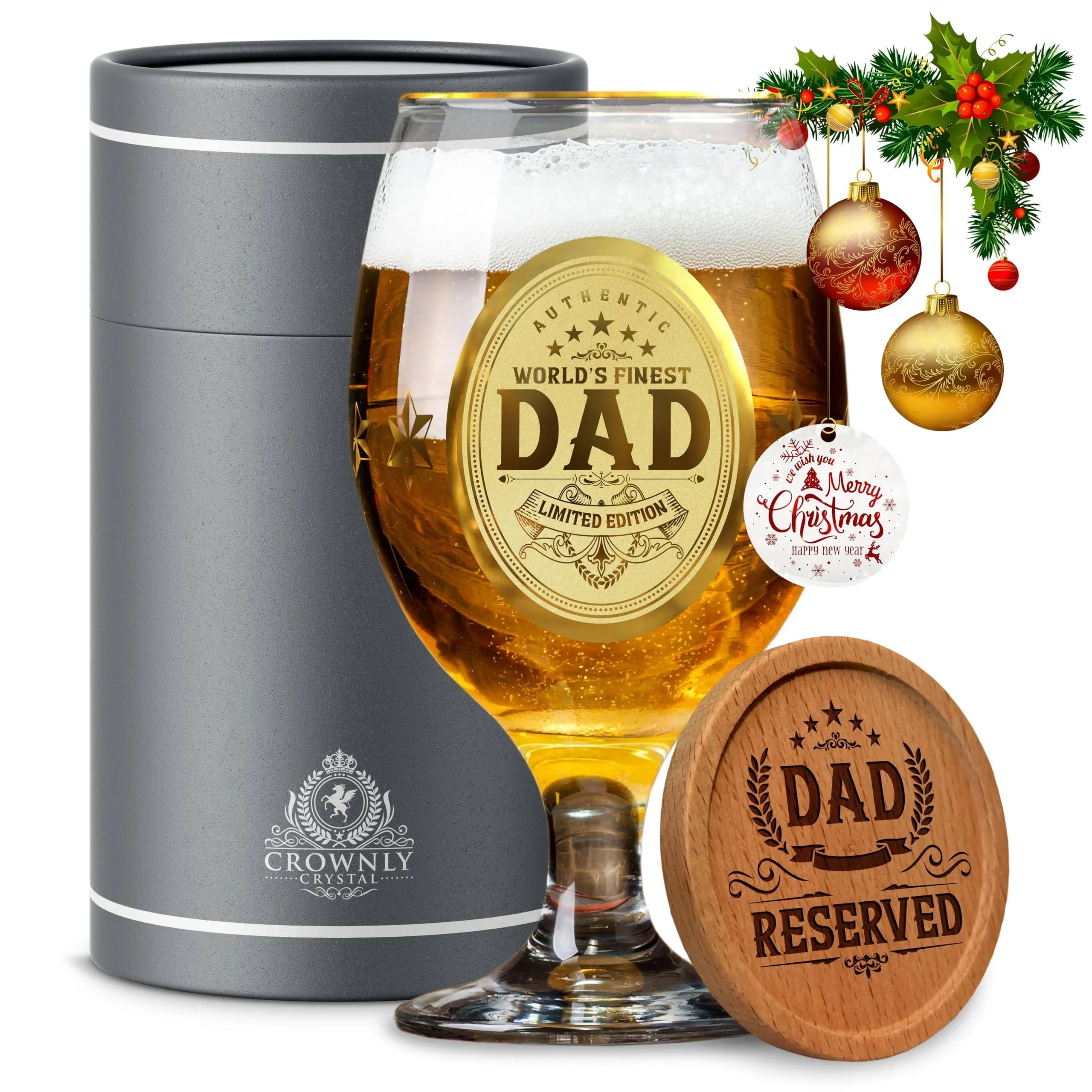 Kies Gift Gold Gifts For Dad Birthday Gifts Beer Glasses Daddy Birthday Gifts ...