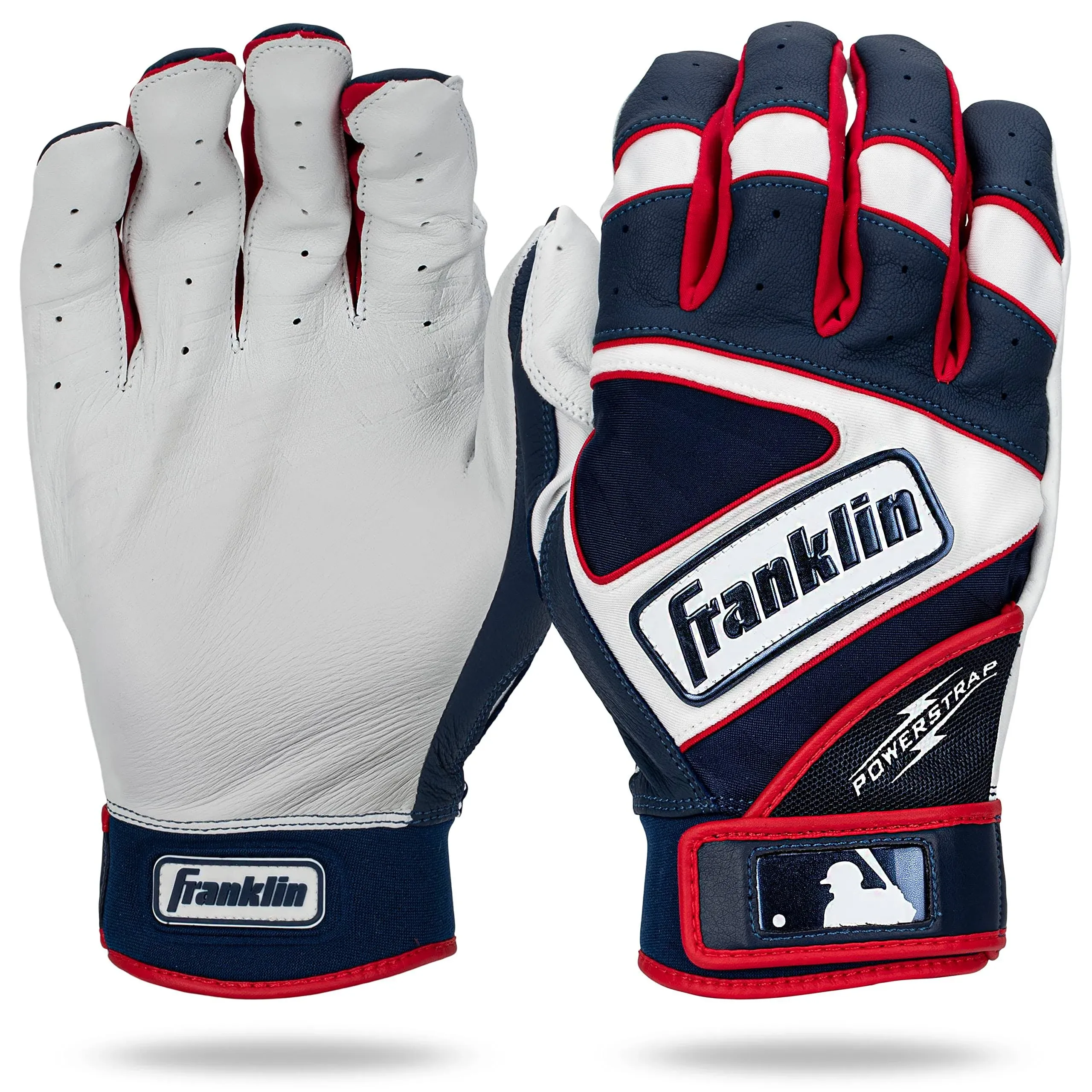 Franklin Adult Powerstrap Batting Gloves