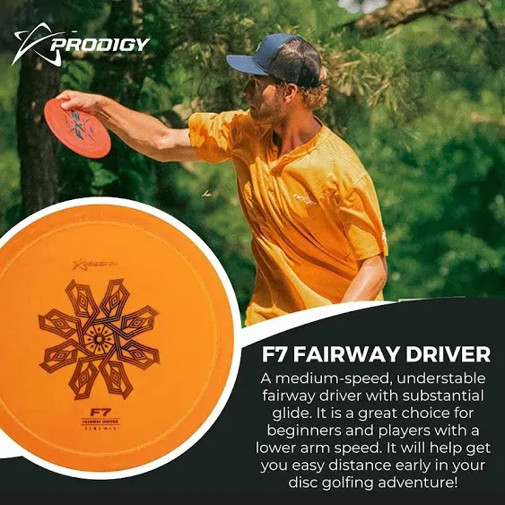 Prodigy Disc Golf Starter Set | Beginner Frisbee Golf Discs Set | Disc Golf Accessories for Men & Women | Perfect Beginner Disc Golf Set | Frisbee Disc Golf Sets | Weights 170g+ (Colors May Vary)