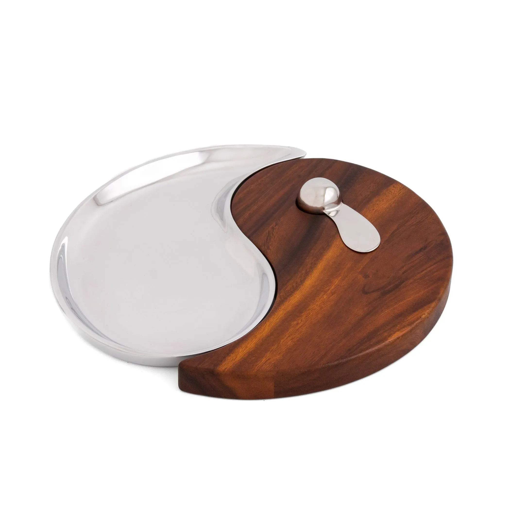 Nambe Yin Yang Cheese Board