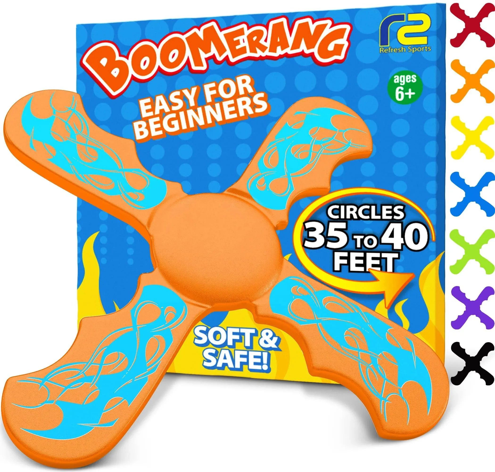 Boomerang for Kids - Best Gifts Boys &amp; Girls Gift Ideas - Kid Orange 