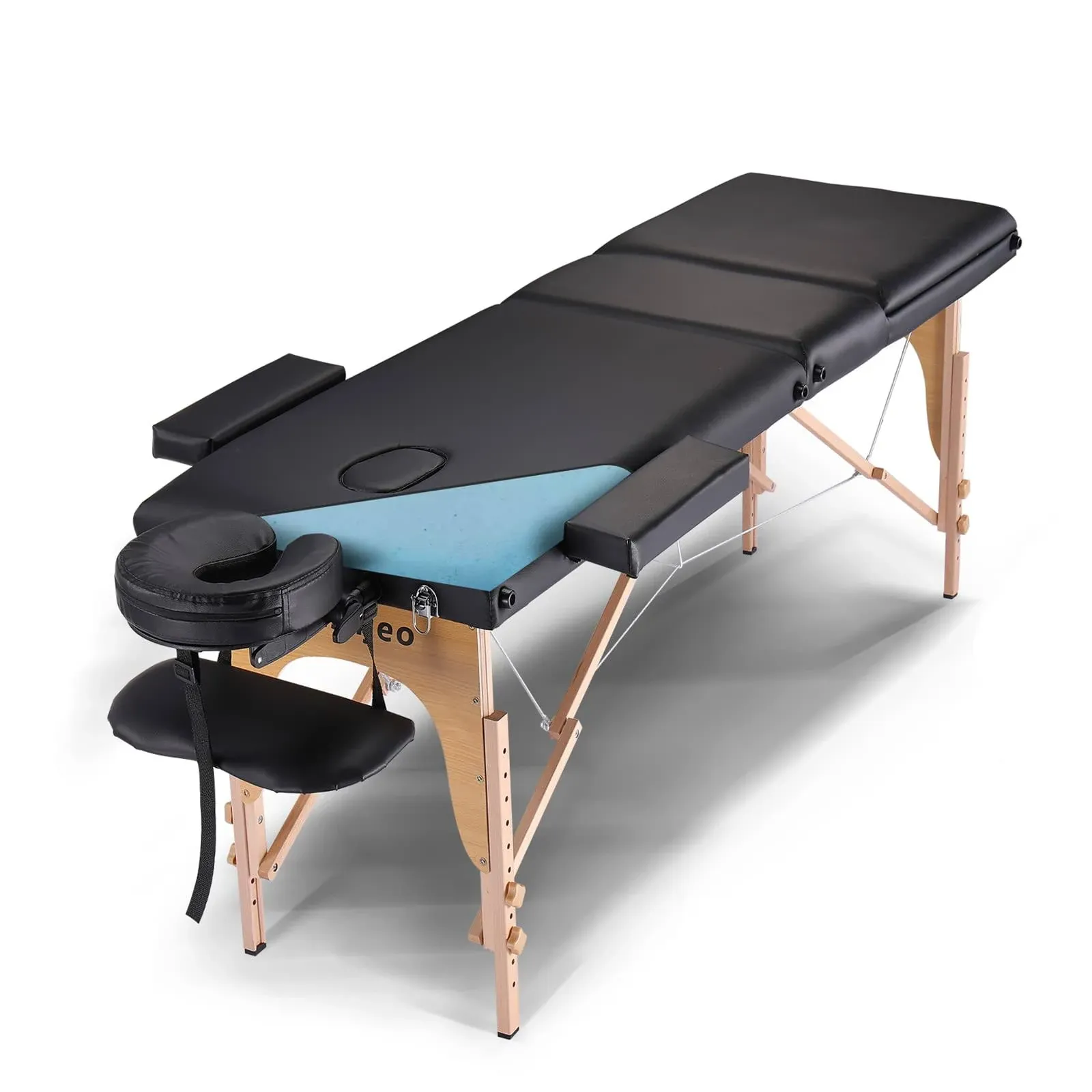 Portable Massage Table Massage Bed Professional SPA Reiki Eyelash Salon Bed, Woo