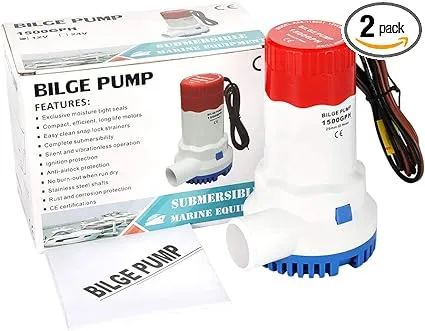 Bilge Pump For Boat Dc12v 1500gph Small Bilge Pump 12 Volt Electric