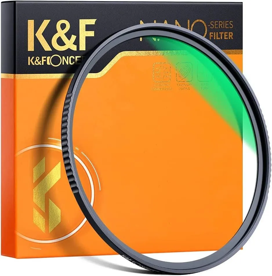 K&F Concept Nano X-Series UV Filter Bulkhead Glass B270 28 Layers MC Super Slim Protective Filter Ultraviolet Filter