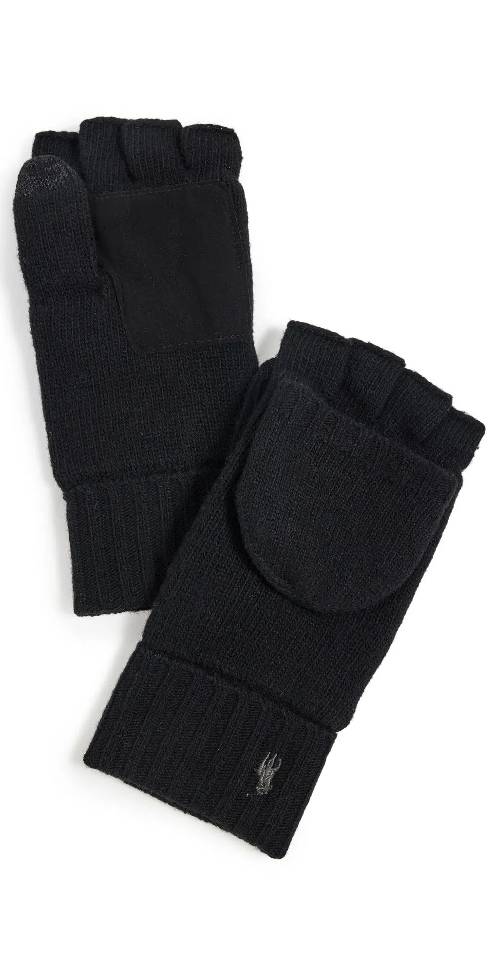 Polo Ralph Lauren Black Convertible Gloves