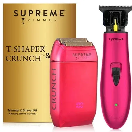 Supreme Trimmer Crunch Shaver & T Shaper Trimmer Bundle