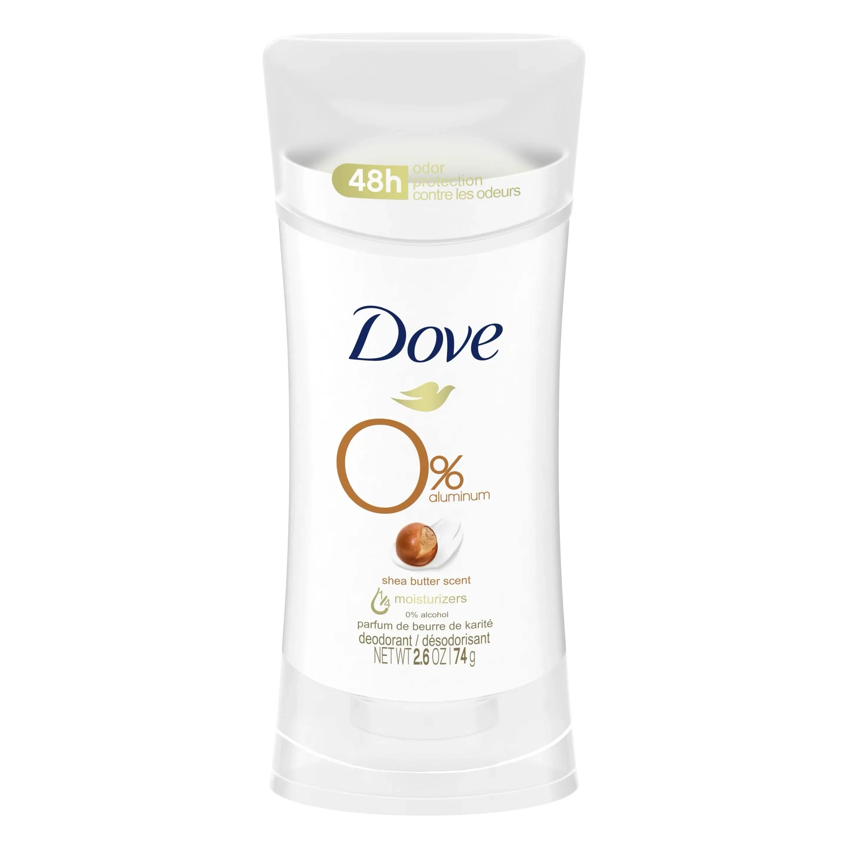 Dove 0% Aluminum Deodorant - Shea Butter 2.6 oz