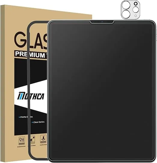 Mothca Matte Glass Screen Protector for iPad Pro 11-Inch(2022/2021/2020/2018)/ iPad Air 5/ Air 4 10.9”, Anti-Glare & Anti-Fingerprint Tempered Glass