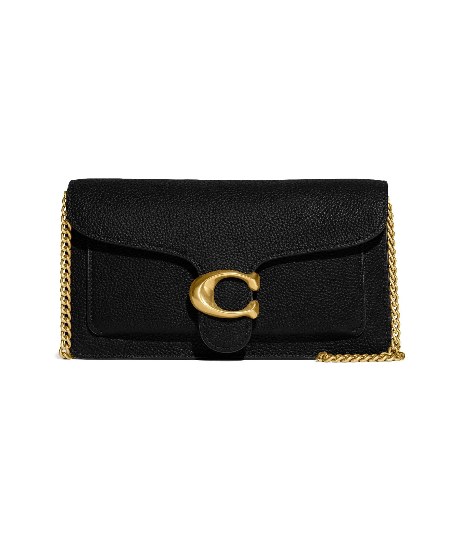 Coach Tabby Chain Clutch - Black