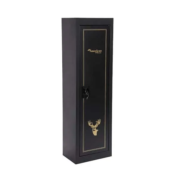 American Furniture Classics Gun security collection 5-Gun Keyed Gun Safe