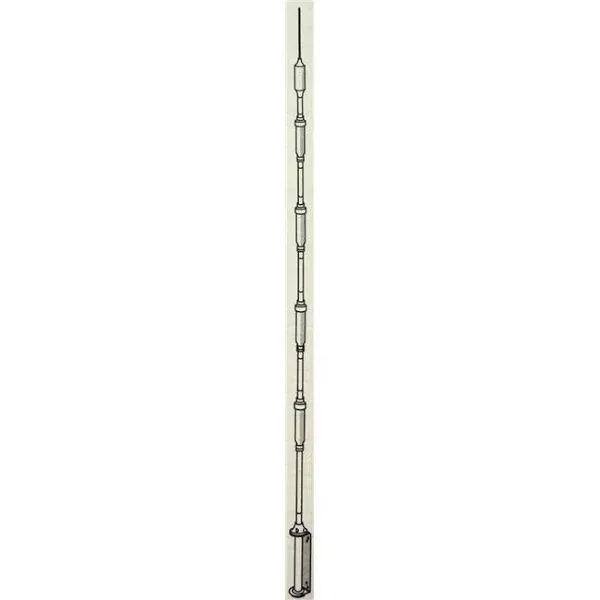 hustler 6btv vertical antenna, 1080m, 24ft, 1kw