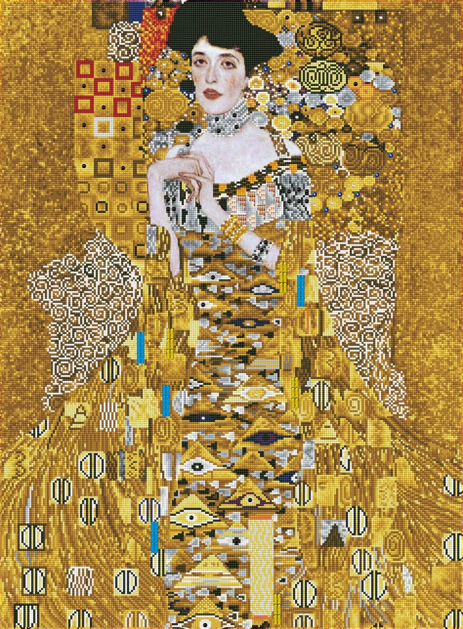 Diamond Dotz Diamond Painting Kit: Woman in Gold (Klimt)