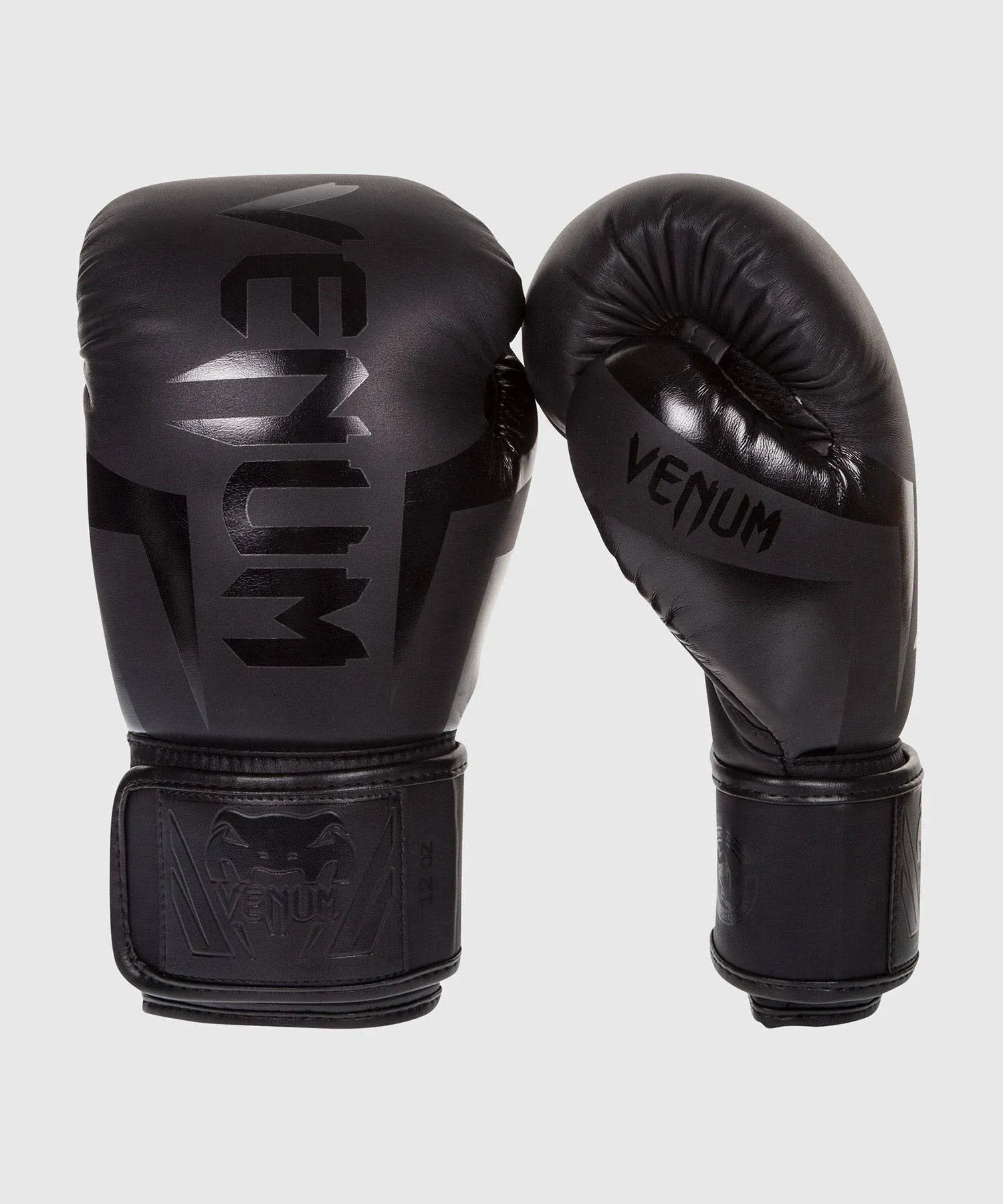 Venum Elite Boxing Gloves - Black 16 oz