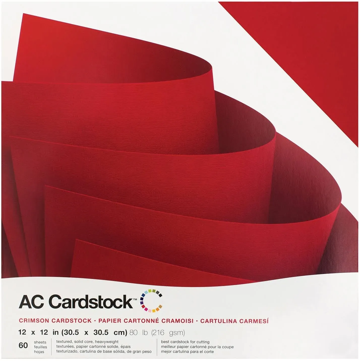 American Crafts Textured Cardstock Pack