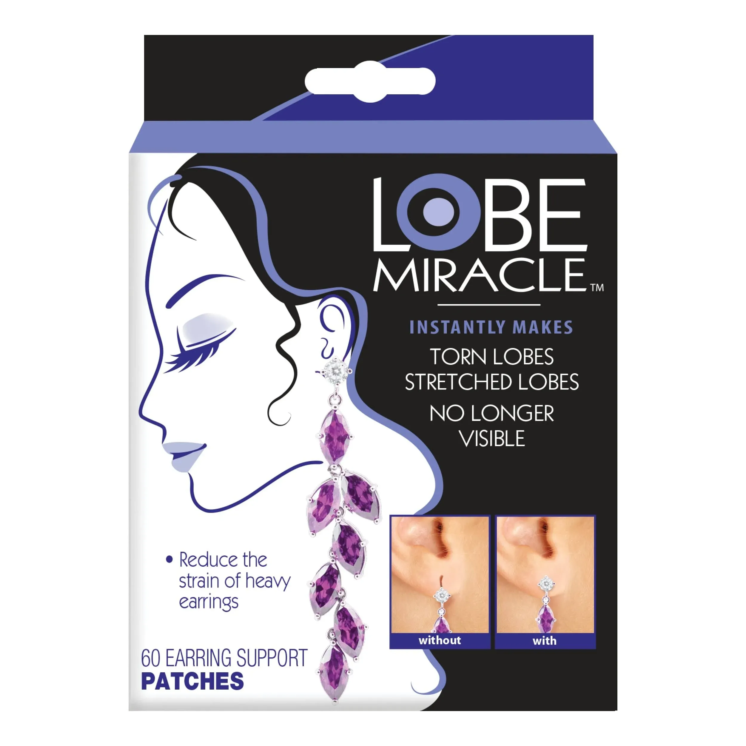 Lobe Wonder Support Patches for Earrings - 60 ea