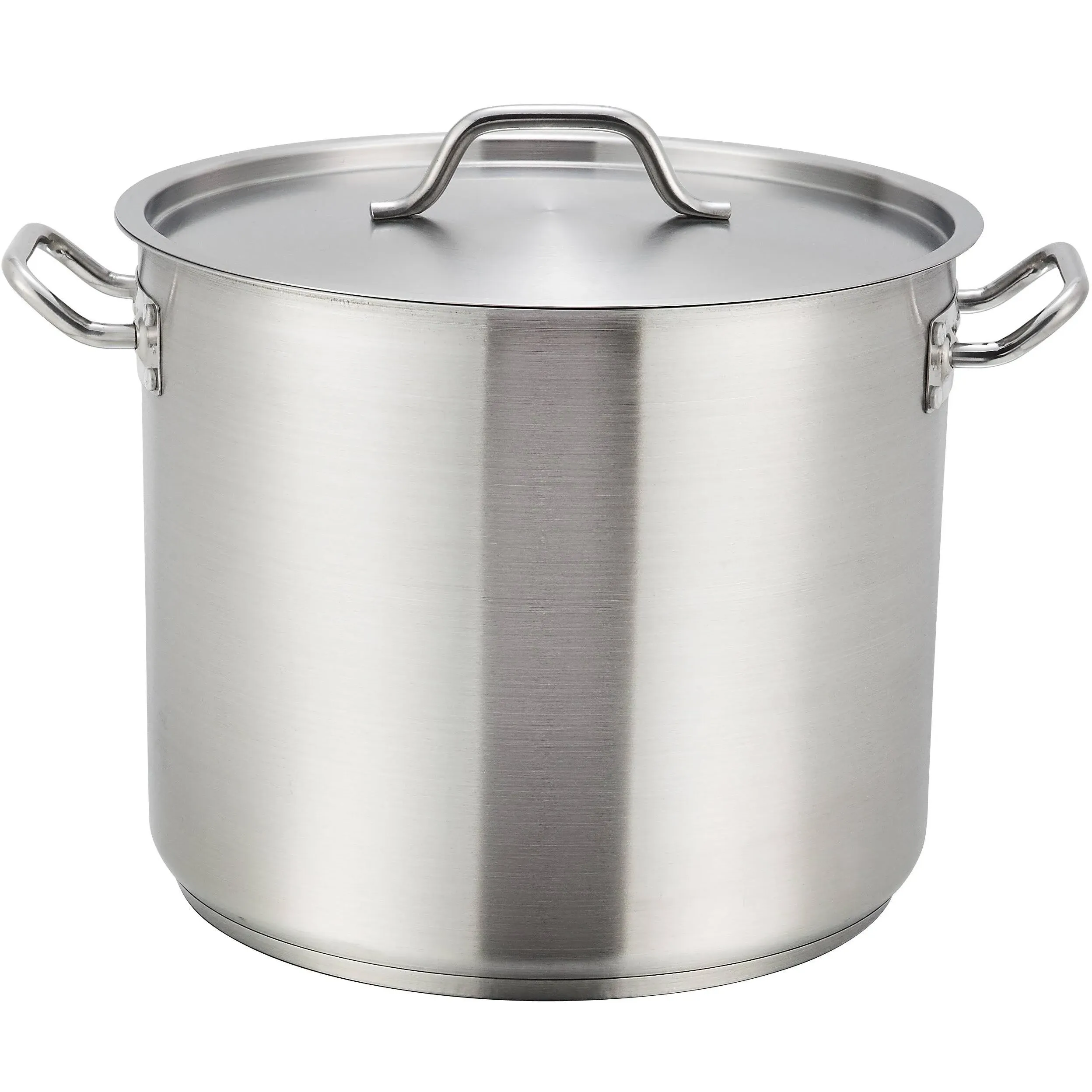 Winco SST-24 24qt Stainless Steel Stock Pot