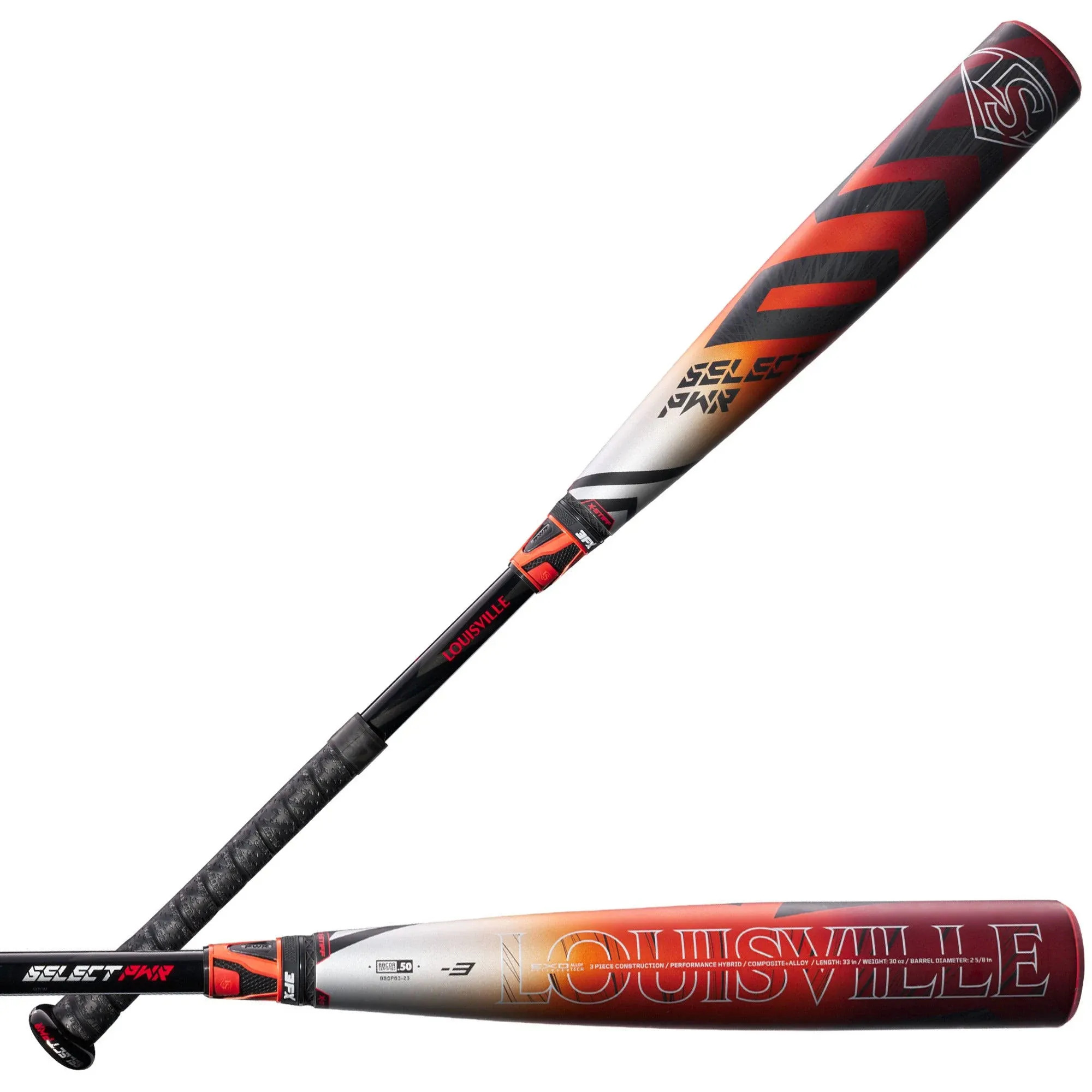 Louisville Slugger 2023 Select Pwr -3 BBCOR Baseball Bat