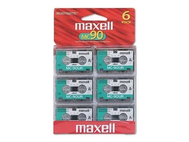 Maxell MC90 Microcassette 3-Pack