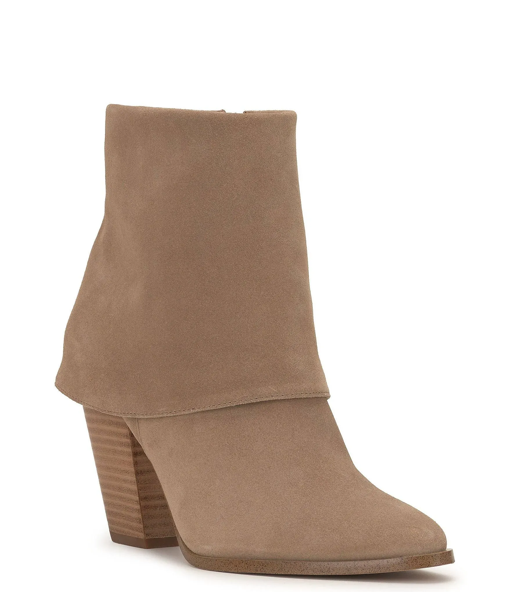 Jessica Simpson Womens Coulton Fold-Over Almond Toe Ankle Boots