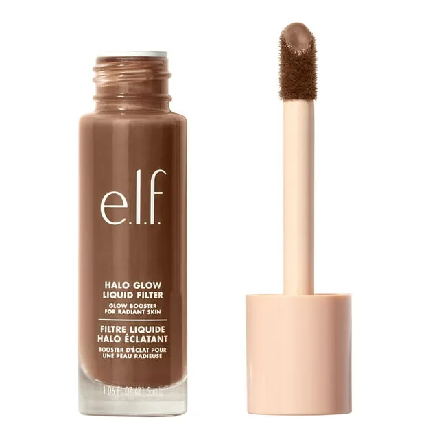 e.l.f. Halo Glow Liquid Filter, Complexion Booster For A Glowing, Soft-Focus Look, Infused With Hyaluronic Acid, Vegan & Cruelty-Free, 5 Medium/Tan