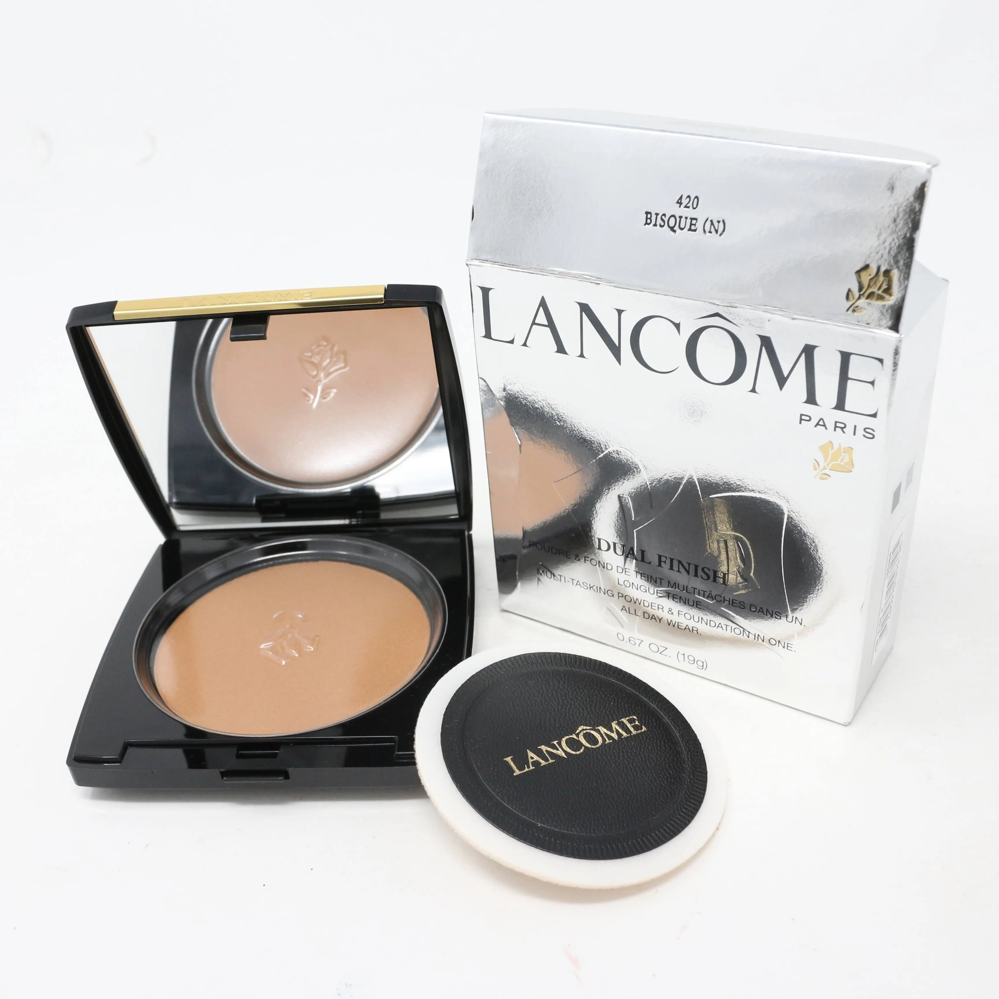 Lancome Dual Finish Powder & Foundation - 420 Bisque (N)