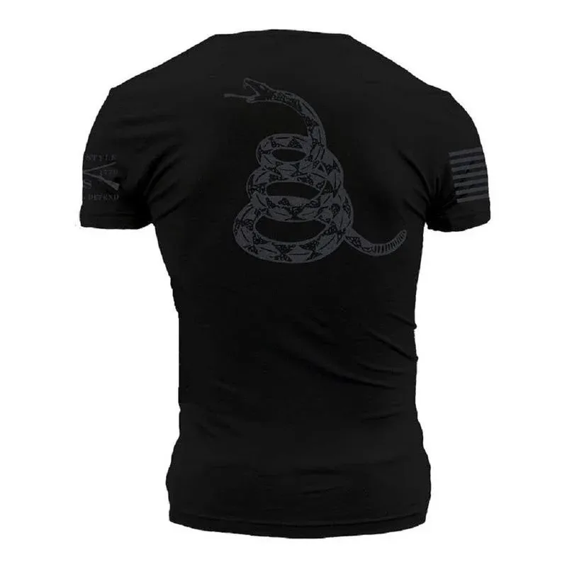 Grunt Style Gadsden Tracks Men's T-Shirt, Color Black, Size Medium