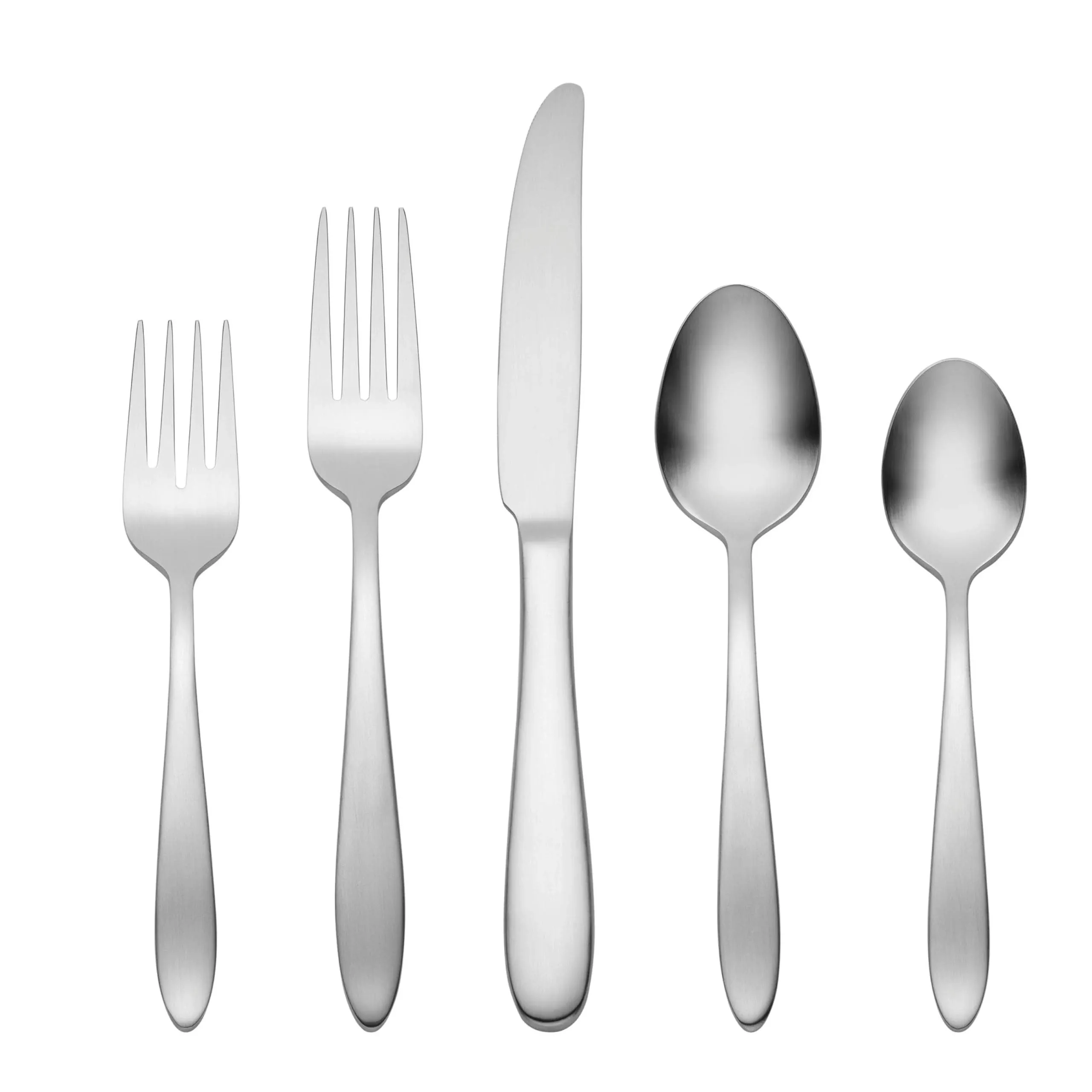 Mooncrest Satin 20 Piece Everyday Flatware Set In Metallic And Stainless