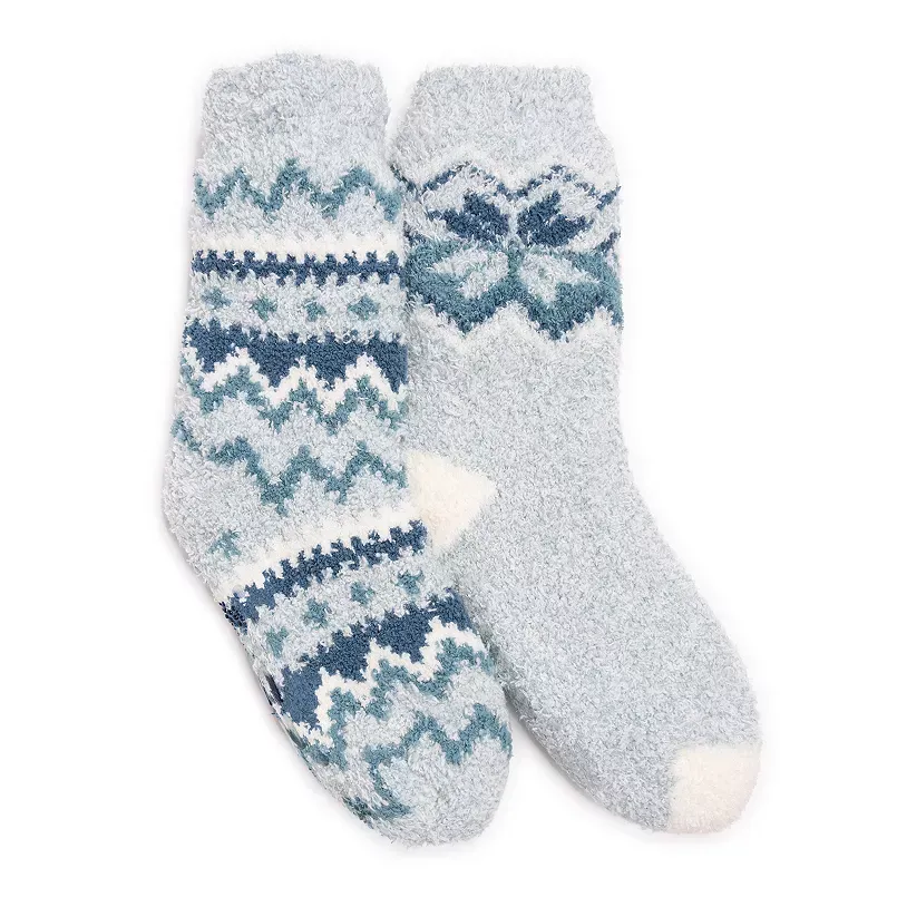 MUK LUKS Women's 2-Pack Cozy Cabin Socks