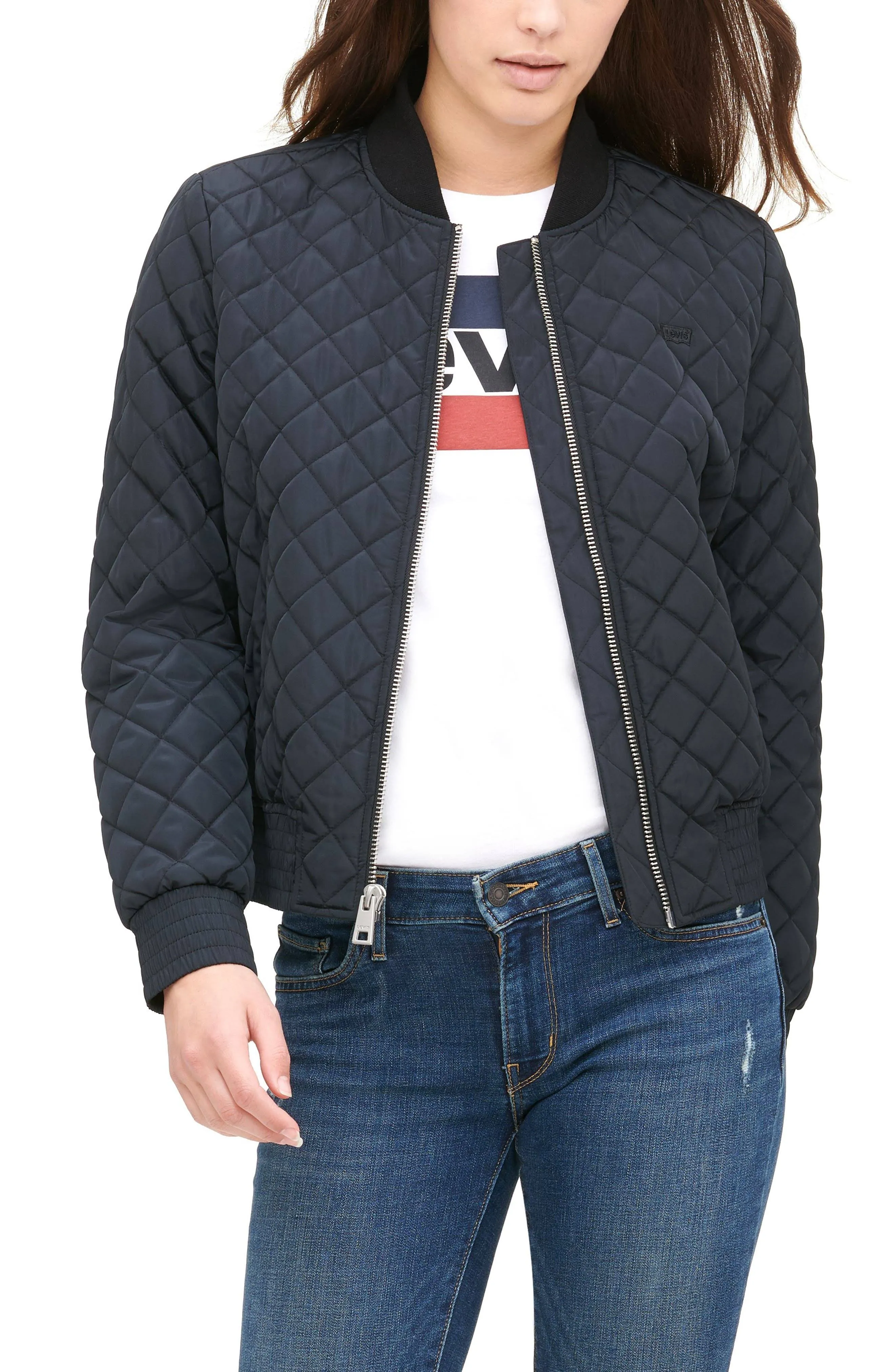 Women's Levi's® Diamond Quilted Bomber Jacket