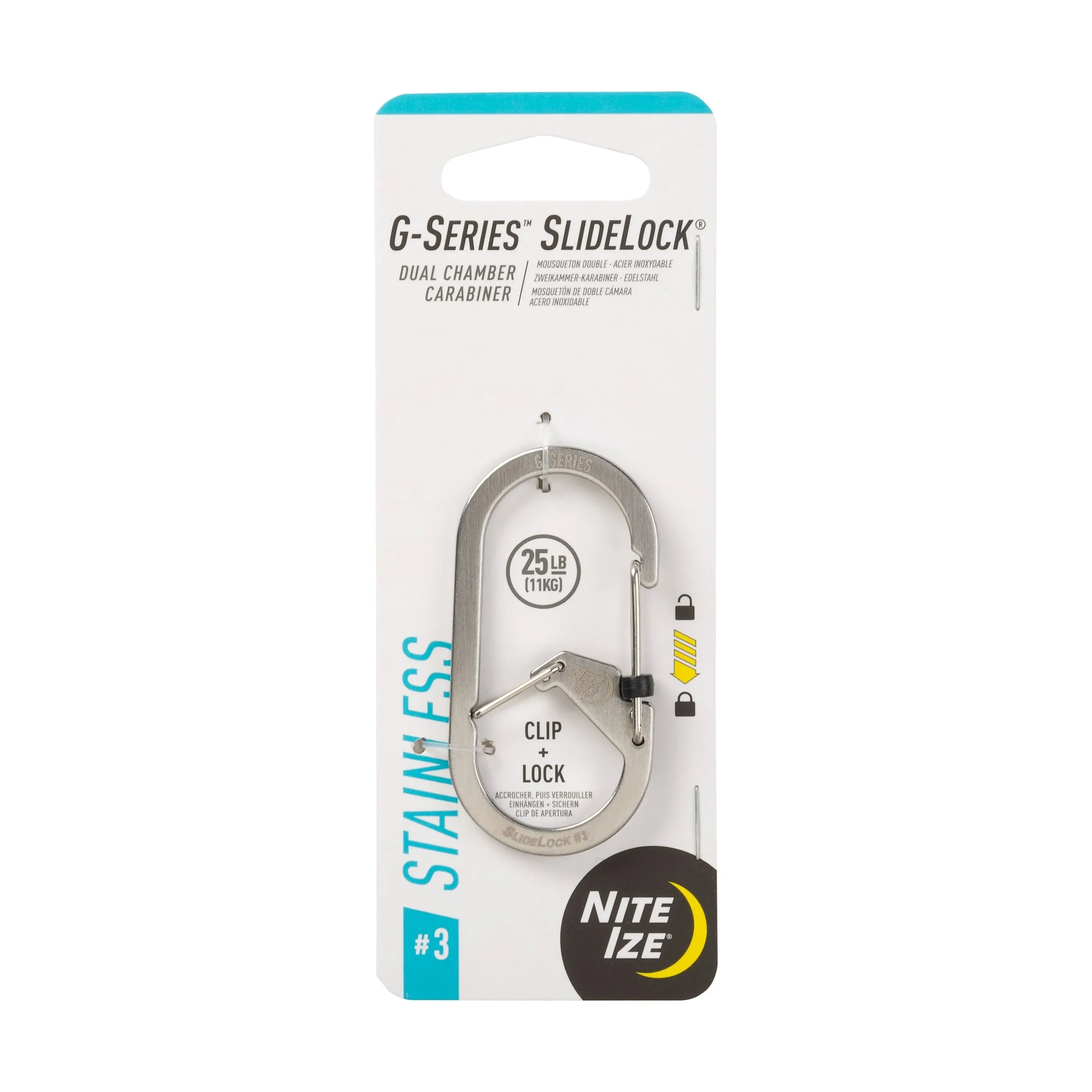 Nite Ize Slidelock #3 Dual Biner-ss: Secure Your Gear with Ease