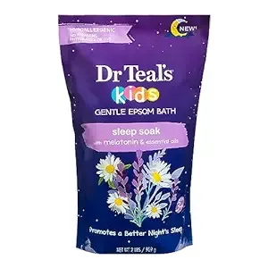 Dr Teal's Kids Gentle Epsom Bath Sleep Soak with Melatonin 2 lb