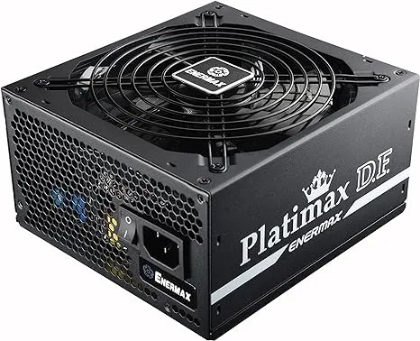 Enermax Platimax D.F. 80 PLUS Platinum Certified Full Modular 1050W Power Supply with Amazing DFR Technolohy and D.F. switch, Individual Sleeved Cable, 10 years Warranty , EPF1050EWT