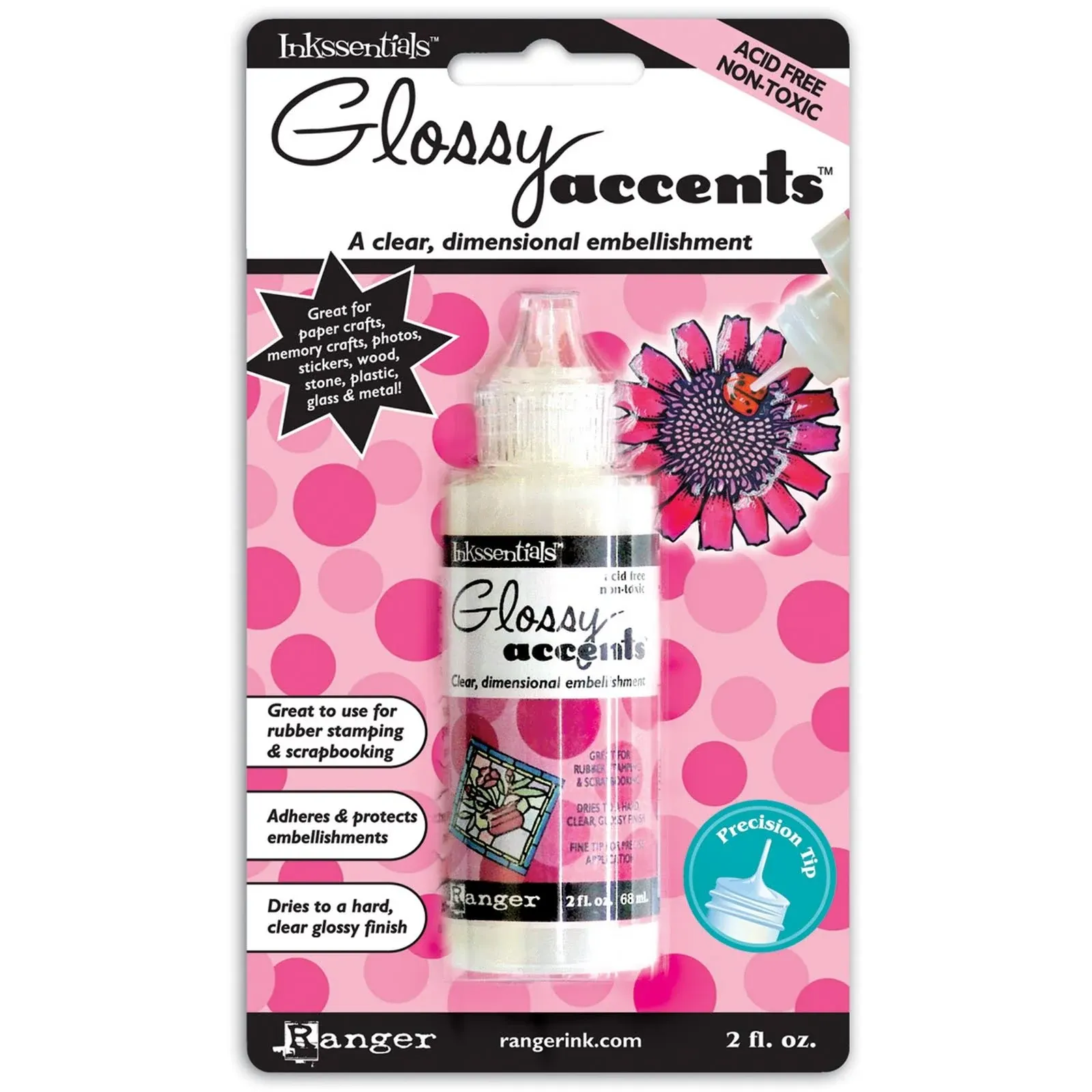 Ranger Glossy Accents 2 oz.