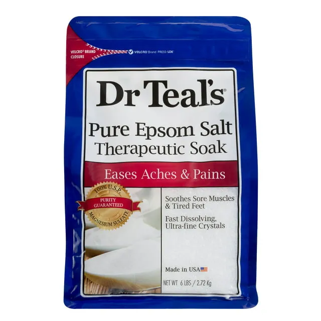 Dr Teal S Pure Epsom Salt Soak Fragrance Free Lbs