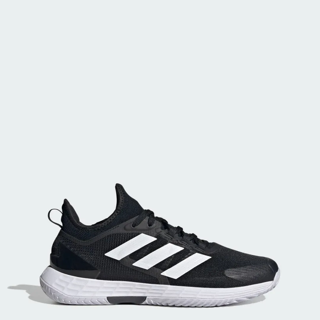 Adidas Men's Adizero Ubersonic 4.1 Tennis Shoes, Black/White/Grey