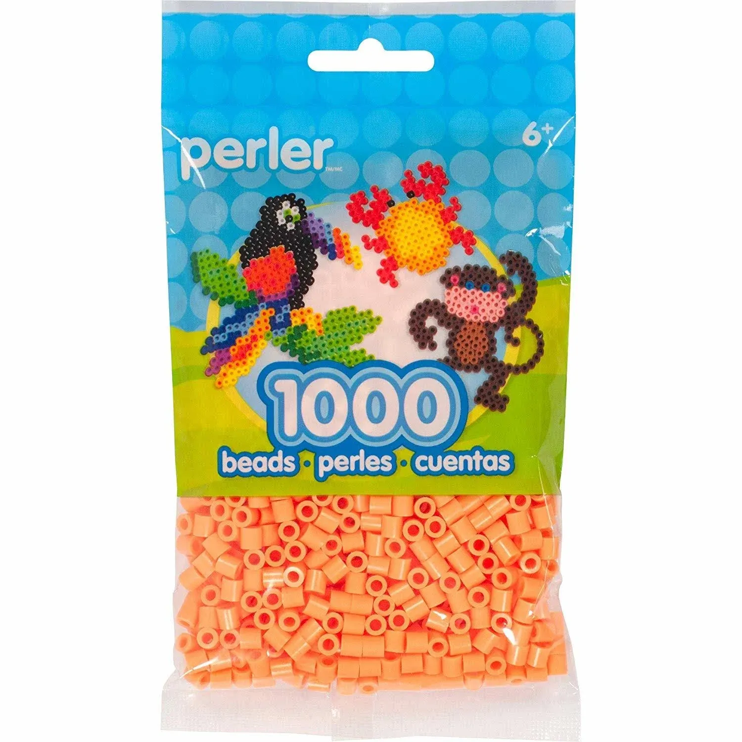 Perler 1000pc Pastel Blue Bead Bag