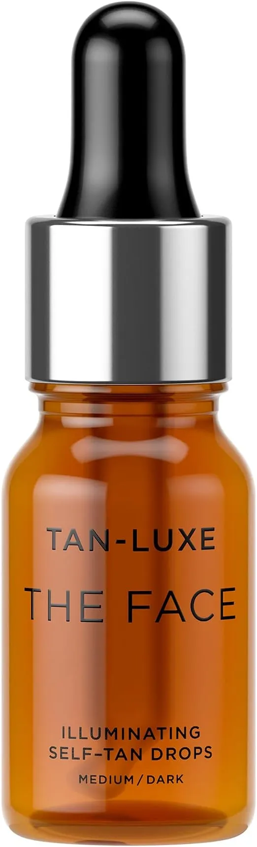 Tan Luxe THE FACE Self Tan Drops, Dark (10 ml) Add Tanning Drops to Skin Care for Custom Face Tan, Cruelty Free & Vegan