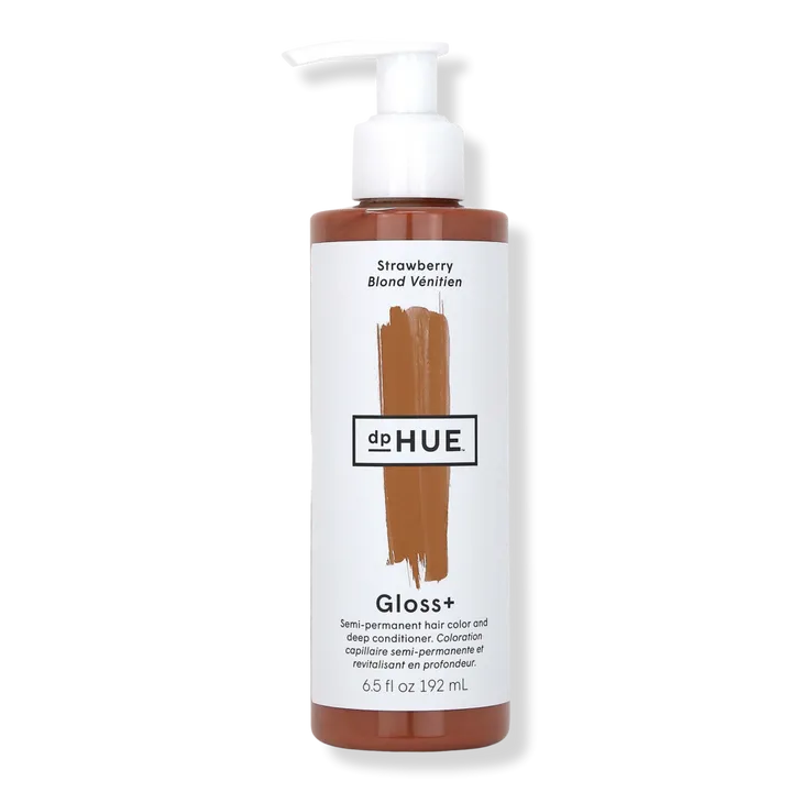 dpHUE Gloss+, Dark Blonde - 6.5 oz - Semi-Permanent Hair Color & Conditioner - Lasts Up to Eight Washes - Paraben, SLS & SLES Sulfate Free - Vegan, Leaping Bunny Certified