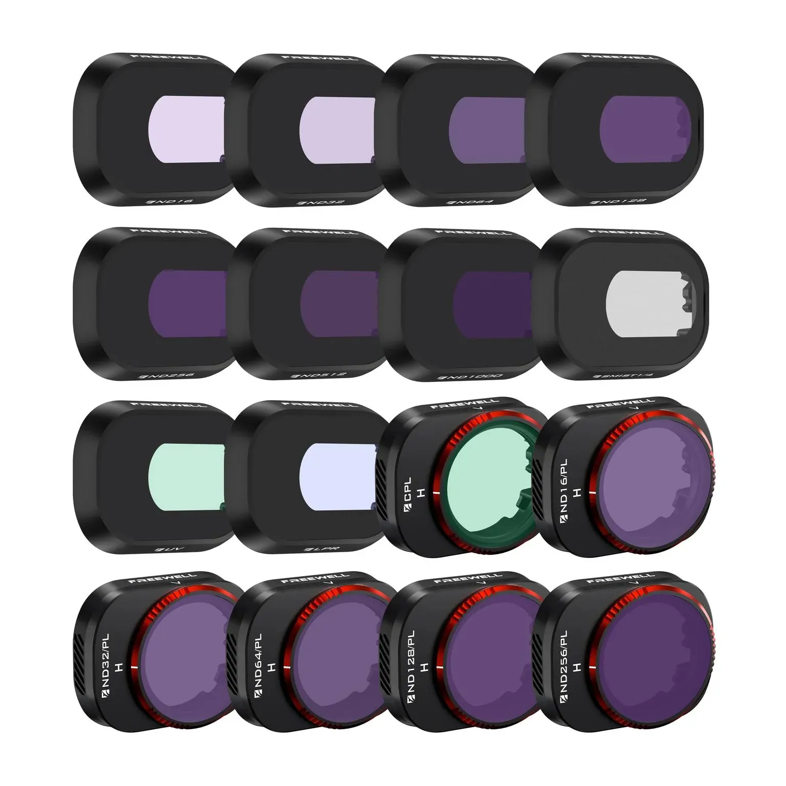 Freewell DJI Mini 4 PRO Filters MEGA 16 Pack - Not compatible with Mini 3/PRO