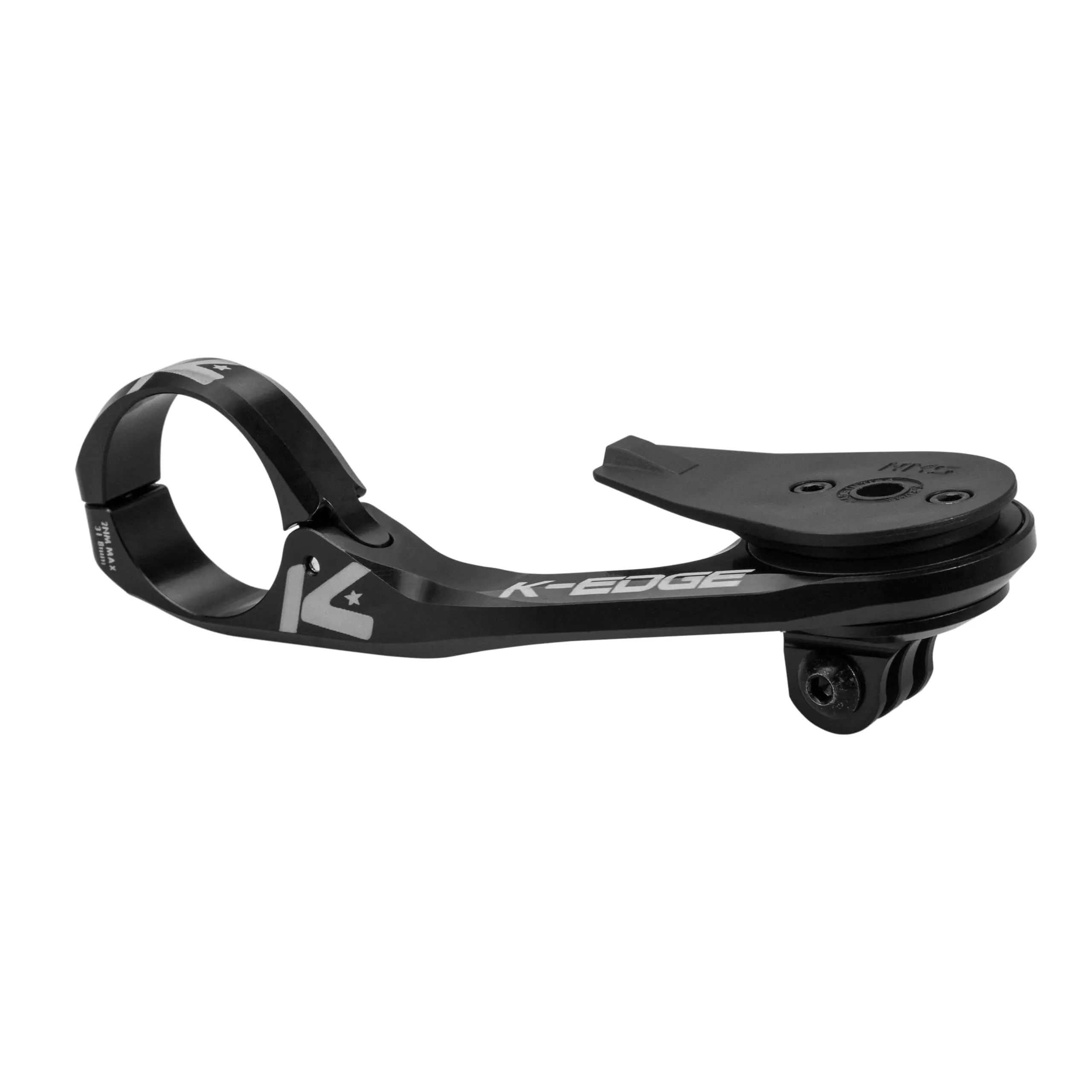 K-EDGE Hammerhead MAX XL Computer Mount - 31.8mm, Black Anodize